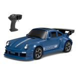 MINI CARRINHO DRIFT ELÉTRICO 1/64 AZUL COM CONTROLE REMOTO 2.4GHZ 4X4 RECARREGÁVEL COM LUZ DESKTOP DRIFT CAR FQD23 A